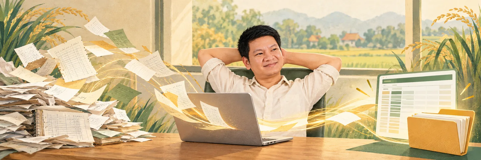 Minh hoạ Phần 3: Ngập trong giấy tờ